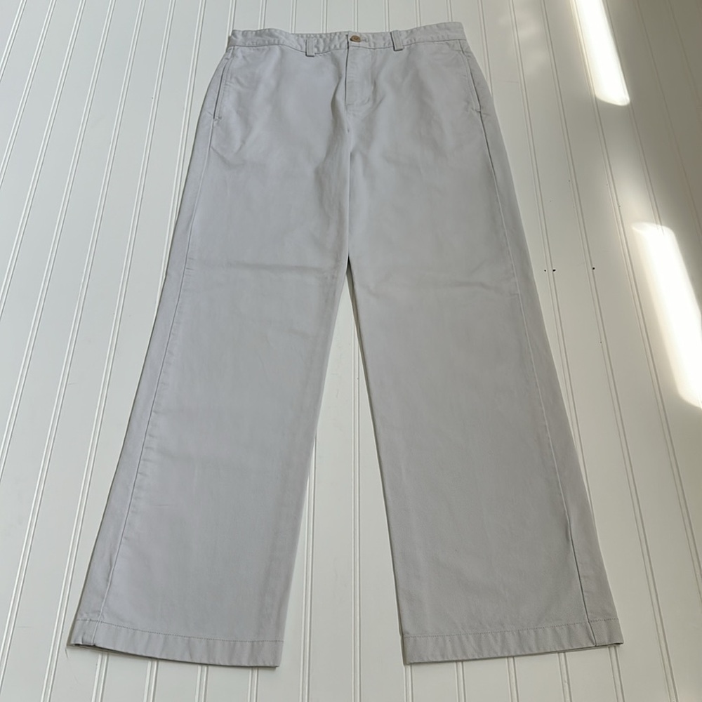 Vineyard Vines Cream Chino Pants Boys 18 - Picture 2 of 4